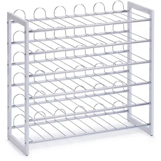 Zeller Weinregal 68 x 26,5 x 63 cm Weiß