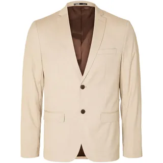 Selected Homme Herren Slhslim-Cedric Structure BLZ Noos Sakko, Sand, 52 EU