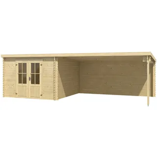 Lasita Maja Gartenhaus St. Louis 6,81 x 2,92 m Braun