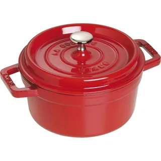 Cocotte 22 cm rund kirschrot