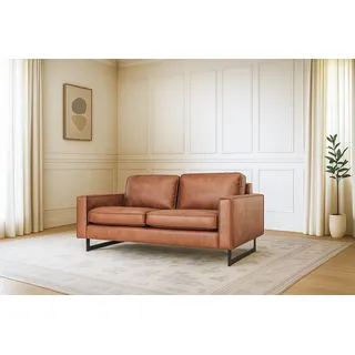 OTTO home Couch Mikrofaser 2-Sitzer Braun