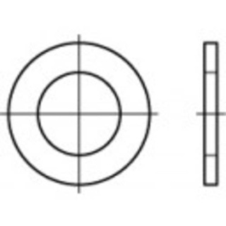 TOOLCRAFT Unterlegscheibe 13mm 20mm Edelstahl A2 100 St. 1060715