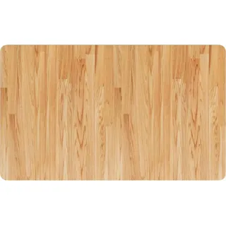 vidaXL Waschtischplatte Hellbraun 100x60x1,5 cm Massivholz Behandelt - Braun