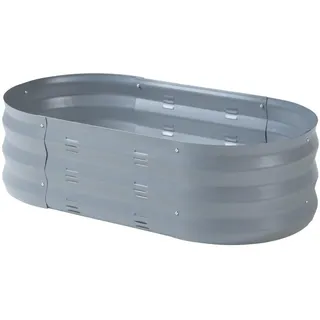 casa.pro Alfedena Pflanzbeet 90 x 50 x 25 cm Anthrazit