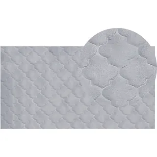 Beliani Gharo Shaggyteppich 80 x 150 cm Grau