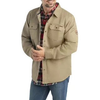 Legendary Whitetails Herren Journeyman Hemdjacke, Flanell gefütterte Shacket, wasserabweisender Mantel, robuste Herbstkleidung Jacke, Zweig, Large Tall