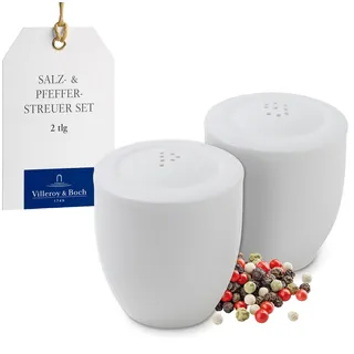 Villeroy & Boch For Me Salz- und Pfefferstreuer Set 2-teilig Weiß