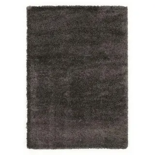 Novel Hochflorteppich , Braun, Grau , Textil , Uni , rechteckig , 80x150 cm , in verschiedenen Größen erhältlich, antistatisch, pflegeleicht, strapazierfähig , Teppiche und Böden, Teppiche, Hochflorteppiche & Shaggys