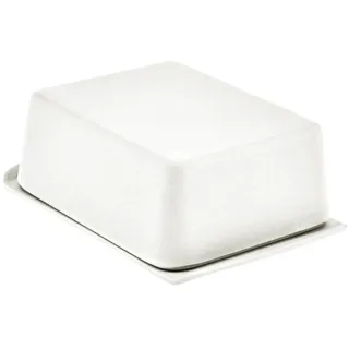 MAGU GmbH magu Butterdose 9,9 x 14,9 cm Kunststoff Off White