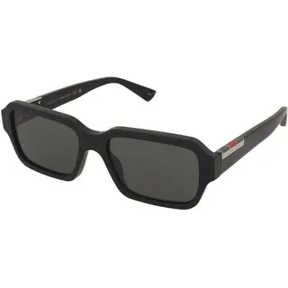 GUCCI GG1887S (001) Sonnenbrille aus schwarzem Acetat mit grauen Gläsern - Schwarz