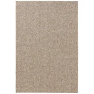 benuta Outdoorteppich Iowa Taupe 120x170 cm , Kunststoff , Uni , Rechteckig , 120x170 cm , Oeko-Tex® Standard 100, Made in Turkey , wasserabweisend , Teppiche und Böden, Teppiche, Outdoorteppiche