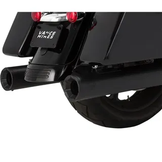 Vance + Hines Harley Davidson Flhr 1750 Road King 107 Ref:46714 Nicht Homologierter Slip-on-schalldämpfer - Black - Not Homologated