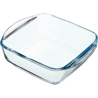 ScanPart Heißluftfritteusen-Glasschale 20x20 cm transparent