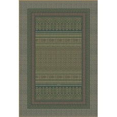 Bild Plaid Roccaraso V1 aus Baumwolle Mako-Satin in der Farbe Grün, Maße: 135cm x 190cm, 9324086