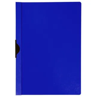 Connect Q-Connect KF00462 Diverse Mappen Klemmmappe A4 transparent blau