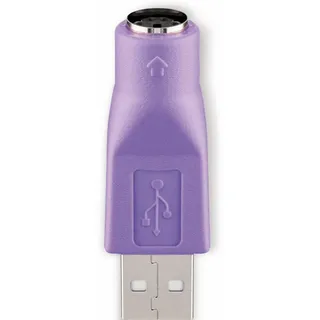 goobay USB Typ-A zu PS/2 4,20 cm Violett