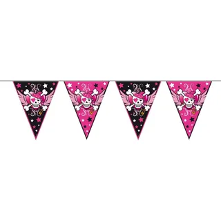 FOLAT BV Pirate Girl Wimpelkette 6 m Mehrfarbig