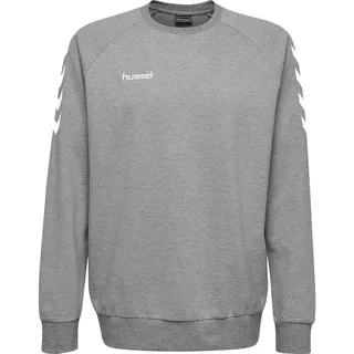 Hummel Herren Pullover Go Cotton Sweatshirt 203505-2006 M - Grey Melange - M