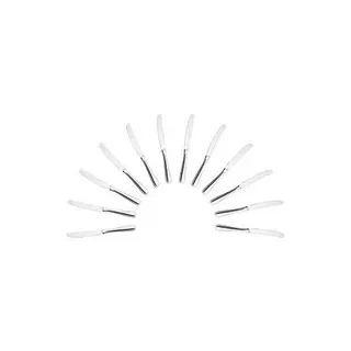 HEPP Dessertmesser Contour silber, 12 St.