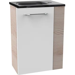 FACKELMANN Waschtisch »SBC«, bestehend aus Becken und Unterbau, Breite ca. 45 cm, braun