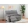 Couch Webstoff 2-Sitzer Grau