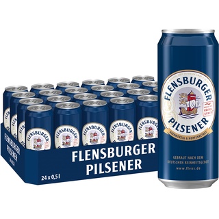 Flensburger Pilsener, Bier Dose Einweg (24 X 0.5 L) Dosentray