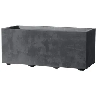 Deroma Pflanzkasten Millennium 59 x 25 cm Anthrazit