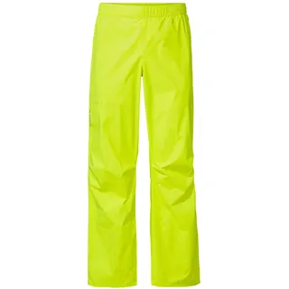 Vaude Herren Drop Pants II, wasserdichte Outdoorhose für Fahrrad, leichte Überhose, atmungsaktive Fahrradhose schwarz, schnell überziehbar, Größe XXL