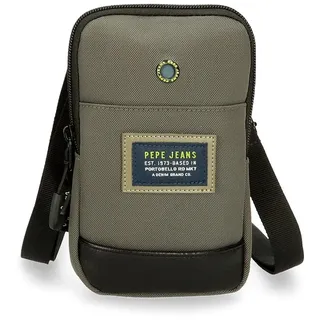 Pepe Jeans Leighton Gepäcktasche für Herren, grün, Talla única, Umhängetasche