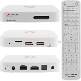 Octagon Spirit White 4K UHD Android TV Box
