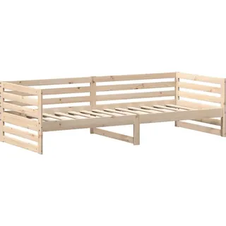 vidaXL Tagesbett ohne Matratze 80x200 cm Massivholz Kiefer - Braun