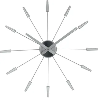 NeXtime Plug Inn Wanduhr, 2610zi - Silber