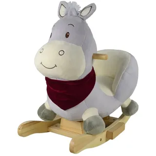 Knorrtoys 40375 Schaukeltier Paul Donkey Grey mit Sound