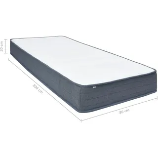 vidaXL Boxspringbett-Matratze 200 x 80 x 20 cm