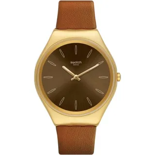 SWATCH WATCHES Mod. SYXG104 - Gold, Braun