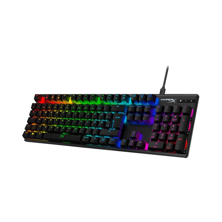 Bild von HyperX Alloy Origins, LEDs RGB, HyperX RED, USB, DE (HX-KB6RDX-DE)