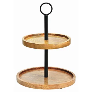 Etagere , Holz , 25.0x31.0x25.0 cm , Geschirr, Tischkultur & Serviergeschirr, Etageren