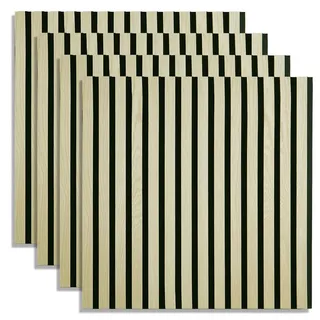 Homestyle4u Akustikpaneel 60x60 cm 4 St. Creme