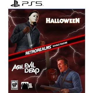 Playstation Games Ps5 Halloween And Ash Vs Evil Dead Retrorealms Double Feature - Multicolor