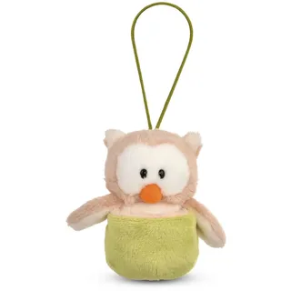 Wendekuscheltier Eule Owluna grün mit Loop NICI GREEN - Beige