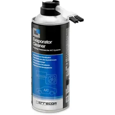 Errecom Evaporator Cleaner, Klimaanlagenreiniger mit speziellem Dosierpinsel mit harten Borsten für die direkte Anwendung an Wärmetauschern, enthält Einweghandschuhe, 400ml Spraydose