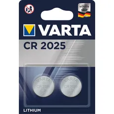 Varta Batterie CR2025 Paket = 2 Stk.