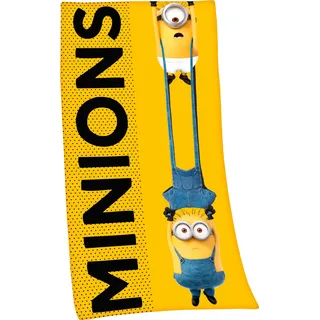 Minions Badetuch »Minions 2«, (1 St., Badetuch 75 x 150 cm), hochfarbig bedruckt, gelb