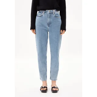 MAIRAA HIGH WAIST MOM JEANS | Recycelter Baumwoll-Mix Comfort-Stretch - blau (29-32)