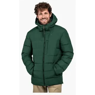 Schöffel Winterjacke SCHÖFFEL "Ins Jacket Style Boslix MNS", Herren, Gr. 52, grün, Obermaterial: 63% Nylon, 37% Baumwolle. Futter: 100% Polyester, Jacken Winterjacke, für Trekking und Wandern, mit synthetischer Daune