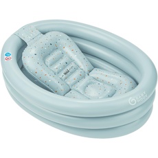 Bild von Aufblasbare Badewanne Aquadots, mit Einsatz für Neugeborene, 68 x 40cm, als Planschbecken verwendbar