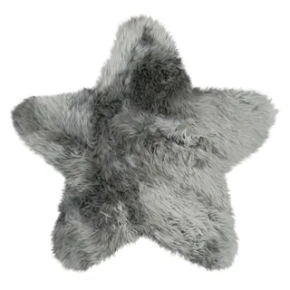 Heitmann-Felle Heitmann Felle Fellteppich »Spielteppich Stern - Lammfell farbig, Premium Qualität« sternförmig 60 mm Höhe echtes Austral. Lammfell, besonders dicht & weich Heitmann Felle Ø 86 cm 1 Stk.
