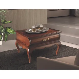 Home Affaire Tische Leonardo Braun Nussbaum 60 x 41 x 60 cm