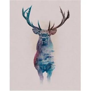 KOMAR Wandbild Animals Deer 40 x 50 cm