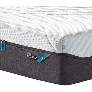 Tempur Viscomatrtaze PRO Plus Soft , Anthrazit, Weiß , Textil , Füllung: Viskoelastischer Kern , rechteckig , 120x200 cm , Über- und Sondergrößen erhältlich, Bezug abnehmbar/waschbar, für verstellbare Lattenroste geeignet, alternative Größen erhältlich, Bezug rundum abnehmbar , Schlafzimmer, Matratzen, Viscomatratzen